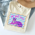 Comfort Colors Go Get Em Tiger Colorful Retro Striped Tiger Tee (1)