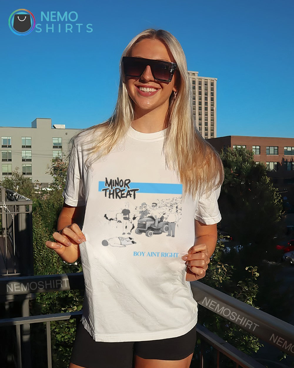 Minor Threat strickland boy aint right shirt