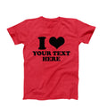 I heart custom t-shirt, personalized shirt for him/her, I heart t shirt