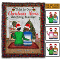 Personalized This Is Our Christmas Movie Watching Blanket – Bestie Best Friend Christmas Throw Blanket