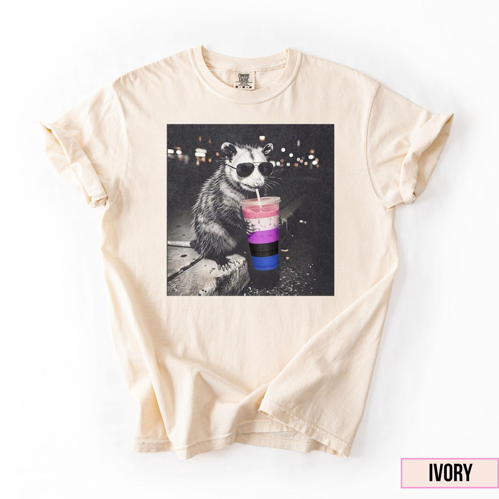 Genderfluid Comfort Colors Gender Fluid Pride Tee Minimalist Queer Joy (3)