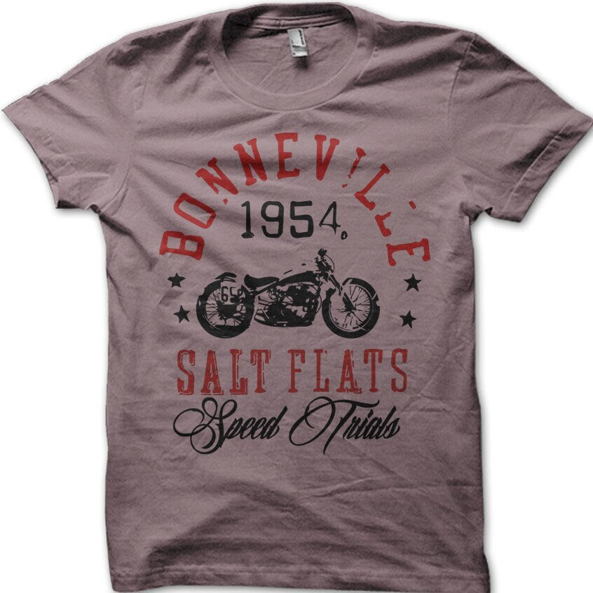 Boneville Salt Flats 1954 Speed Trials Motorcycle Racer Biker Vintage Old Indian 7001 (3)