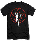 Nude Figure and Red Pentagram T-Shirt