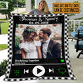 Custom Music Photo Valentines Gifts Personalized Custom Blankets for Boyfriend Gifriend Fleece Blanket – Mink Blanket