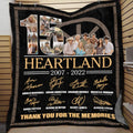 15 Years Heartland Anniversary 2022 Funny Movie Throw Blanket – Fleece Sherpa Blanket