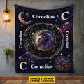 Personalized Capricorn Star Map Flannel Constellations Blanket Warm & Soft – 12 Horoscope Astrology Throw Blankets