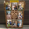 Personalized Dog Photo Blanket – Dog Dad Blanket with Photo – Dog Gifts