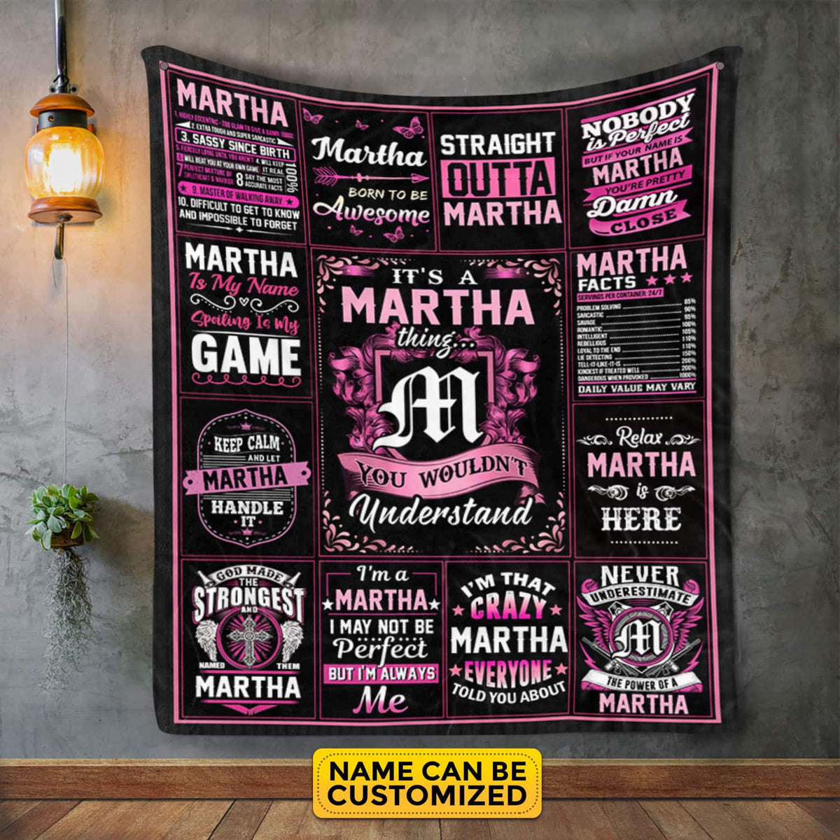 Personalized Family Name It’s A Thing You Wouldn’t Understand Fleece Blanket – Custom Name Women Sherpa Blanket