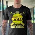 Thou Shall Not Steal Unless You Can Beat The Throw Funny Softball T-Shirt – Youth Shirt For Kids