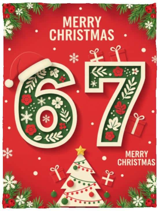 67 Meme Six Seven for Kids Women Men Boys Girls Christmas Blanket