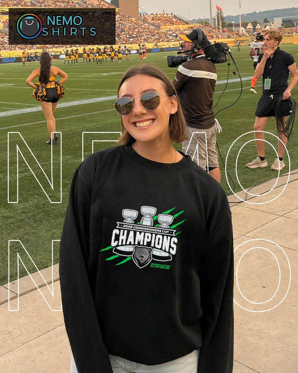 Binghamton Black Bears 2026 Commissioners Cup Champions shirt