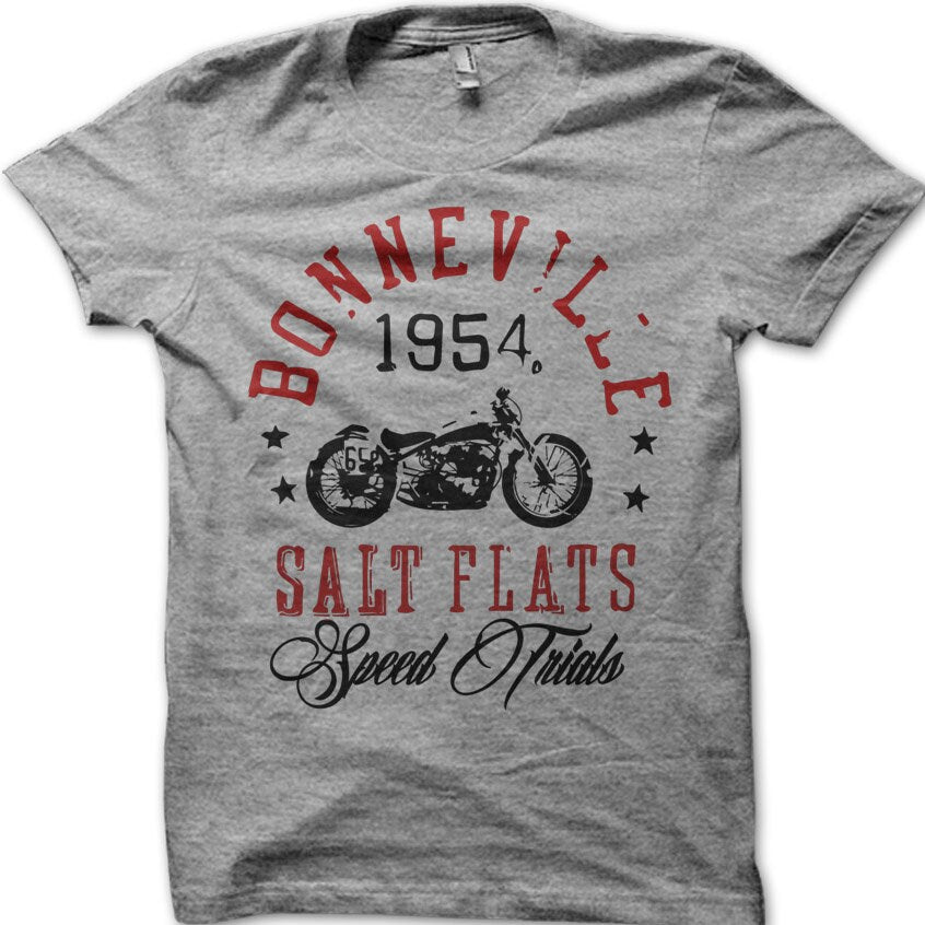 Boneville Salt Flats 1954 Speed Trials Motorcycle Racer Biker Vintage Old Indian 7001 (5)