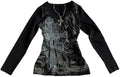 Y2k Grunge Shirts Harajuku Clothing Women Vintage Graphic Tees Long Sleeve Emo Clothes Streetwear Goth Tops