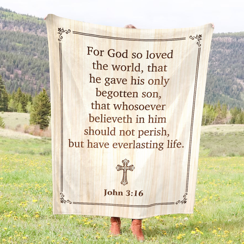 Custom Scripture Verse Blanket, Christian Bible Verse Throw Blanket, Personalized Scripture Gift, Religious Blanket, Church Gift