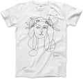 Picasso's War and Peace Art T-Shirt (Adults, Kids, Short & Long Sleeve) White