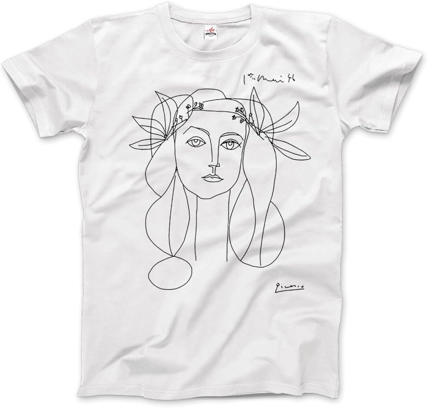 Picasso's War and Peace Art T-Shirt (Adults, Kids, Short & Long Sleeve) White