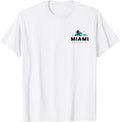 Miami Baseball Vintage Minimalist Retro Baseball Lover T-Shirt