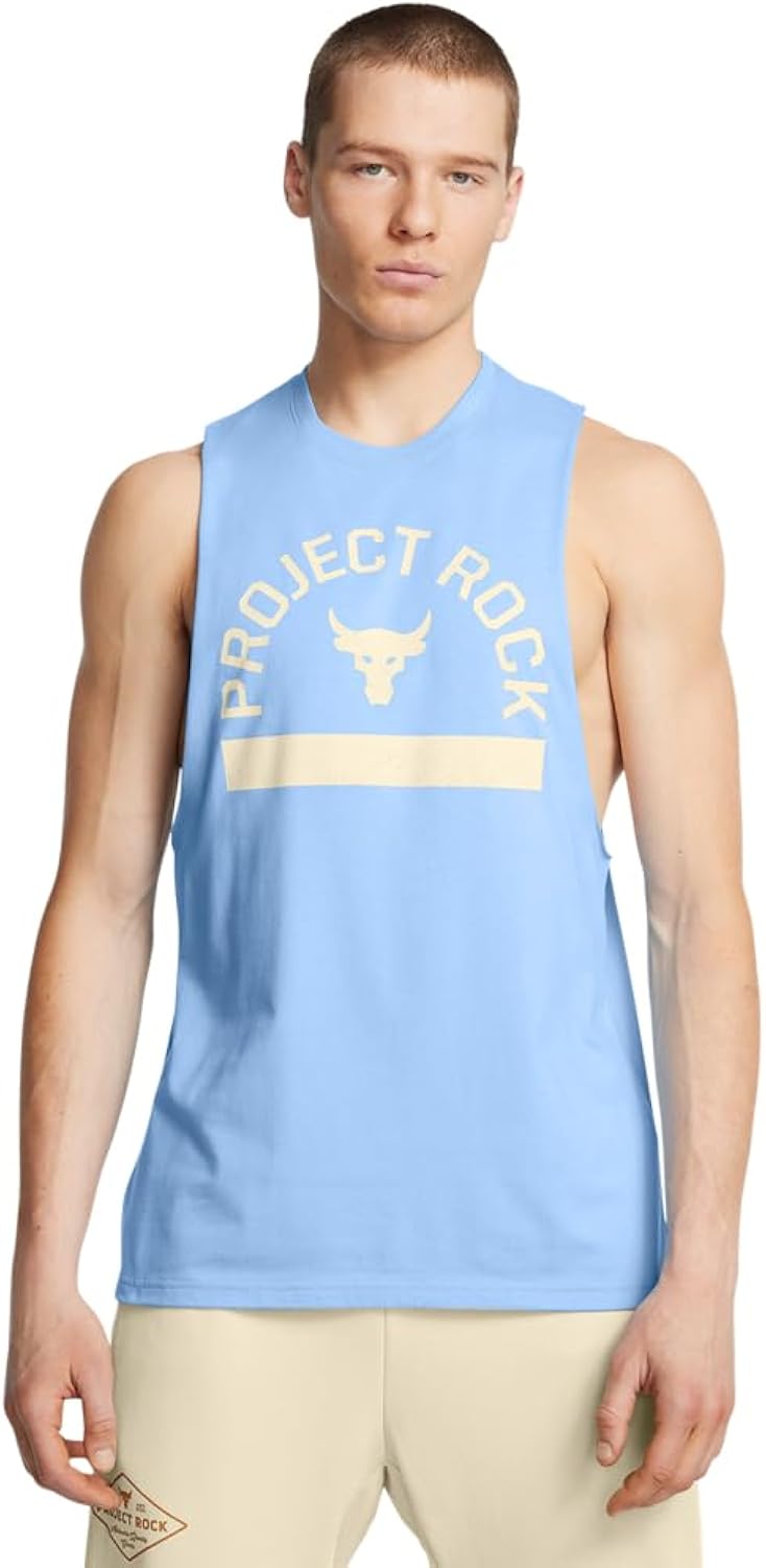 Men's Project Rock Payoff Graphic Sleeveless T Shirt
