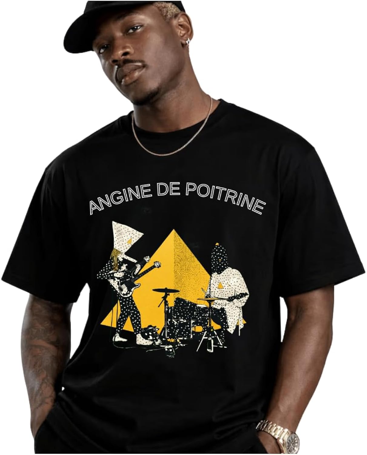 Angine de Poitrine Band Vintage Music T-Shirt