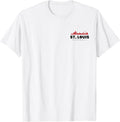 St Louis Baseball Minimalist City Skyline Baseball Lover T-Shirt