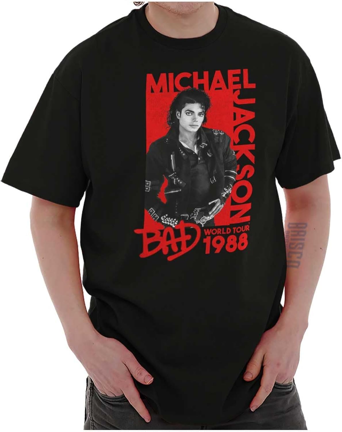 Michael Jackson Bad World Your 1988 Graphic T Shirt Men or Women