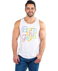 Pride Rainbow Tank Top - Loud & Funny Men's Summer Shirt for Festivals - True Royal XS