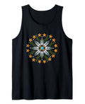 Cicada Mandala Men's Tank Top Mandala Brood X
