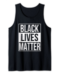 Black Lives Matter Slogan Tank Top