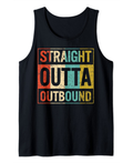 Travel Straight Outta Outbound Traveler Tank Top