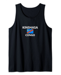 Kinshasa Congo Flag City Tank Top