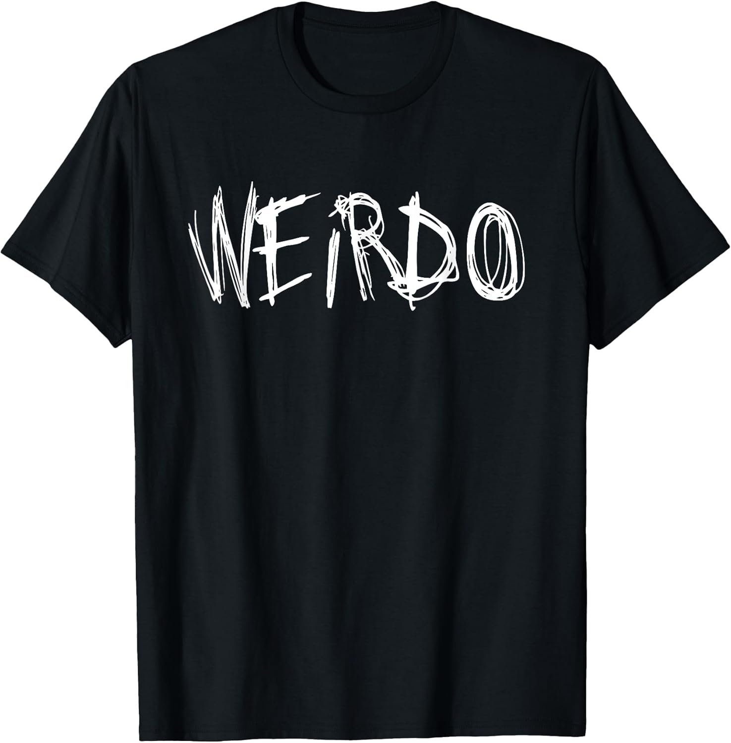 Weirdo Punk Emo T-Shirt Funny Goth Heavy Metal Shirt Gift T-Shirt