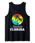 Surfside Florida Vacation Beach Tropical Tank Top