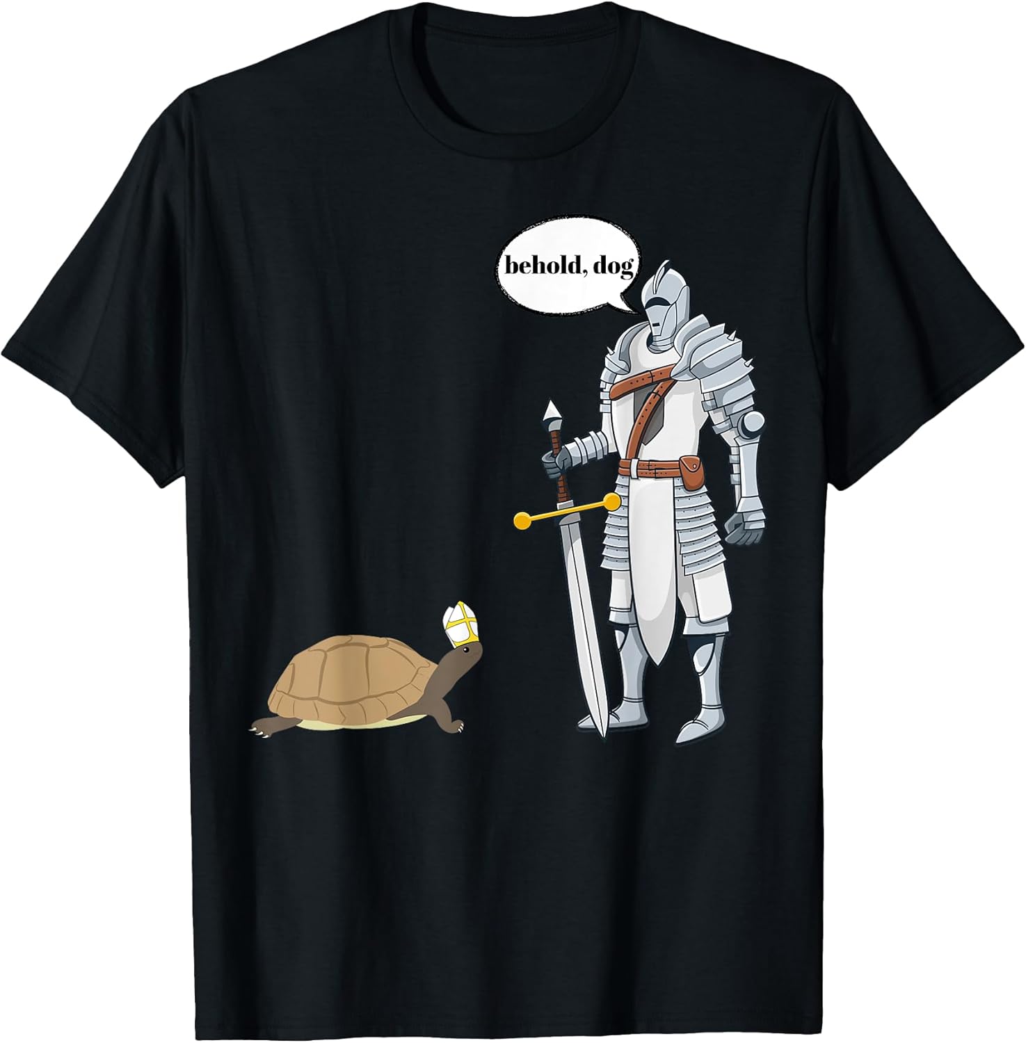 Behold Dog, Funny Turtle Video Game Apparel