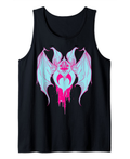 Pastel Goth Halloween Vampire Bat Tank Top
