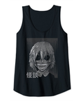 Womens Japanese Horror Aesthetic Kaidan Ghost Stories Creepy Zombie Tank Top