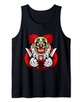 Scary clownHalloween Tank Top