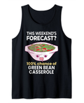 Weekend Forecast 100% Chance of Green Bean Casserole Tank Top