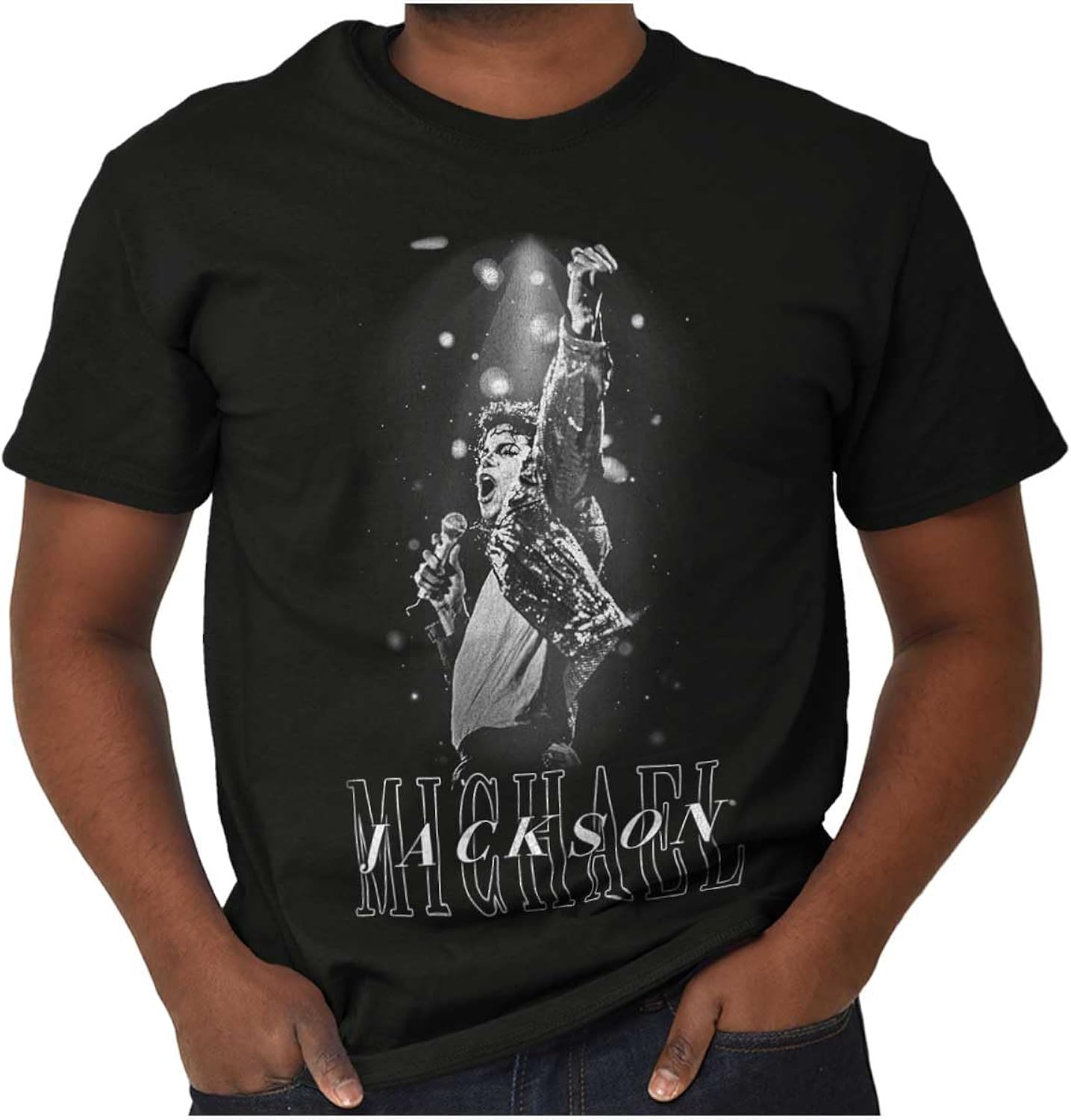 Michael Jackson Iconic King of Pop Graphic T Shirt Men or Women