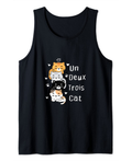 One two three Cat Tank Top