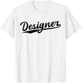 Retro Swoosh Job Title - Designer T-Shirt
