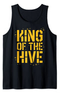 Beekeeper Shirts For Men Beekeeping Dad King Of The Hive Tank Top
