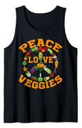 Peace Love Veggies Tank Top