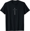 Live Free Cross - Minimalist Christian Faith T-Shirt