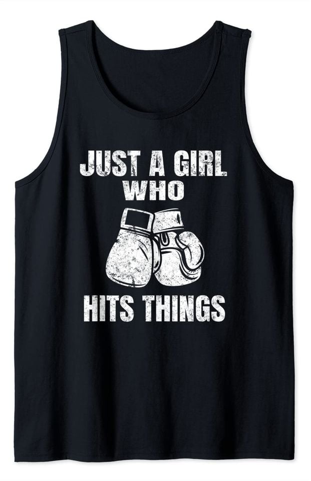 Female Boxing Humor Tank Top