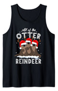 All Of The Otter Reindeer Funny Other Christmas Tank Top