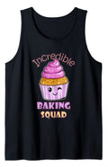 Cupcake Squad Tank Top Funny Baking Squad Cupcake Muffin Confectioner Tasty Baking