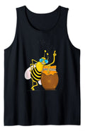 Cute Bees Tank Top Honey Pot Bee