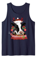 Cute Cartoon Cow Tank Top