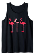 Funny Pink Flamingo Lover Pelican Disguise Tank Top