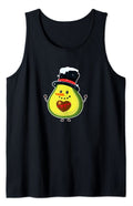 Mamacado Christmas Cute Avocado Snowman Pregnant Mother Day Tank Top